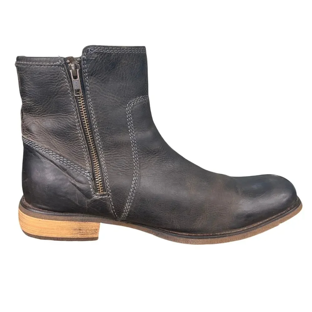 Bed Stu Men’s Crown Brown Distressed Leather Chelsea Boot Size US 11.5
